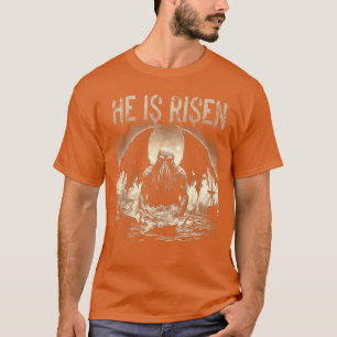 Cthulhu He Is Risen Vintage Cthulhu Easter Horrora T-Shirt