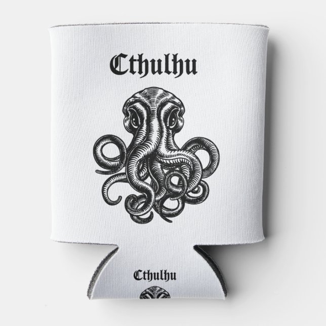 Cthulhu Lord - Saviour Lovecraft Can Cooler (Front)