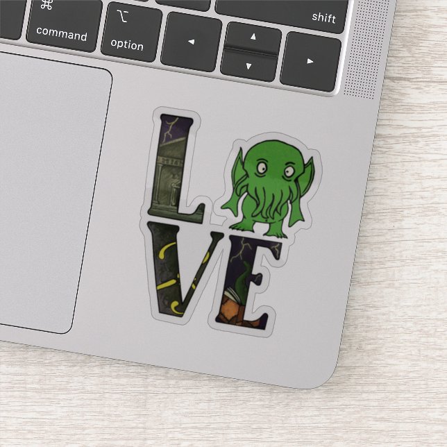 Cthulhu LOVE Sticker (Detail)