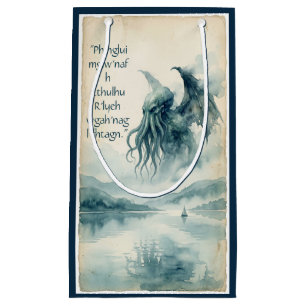 Cthulhu Lovecraft Eldritch Horror Small Gift Bag