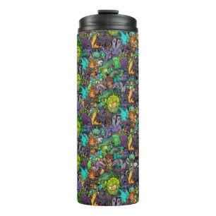 Cthulhu Lovecraft Mythos Chibi Bestiary Thermal Tumbler