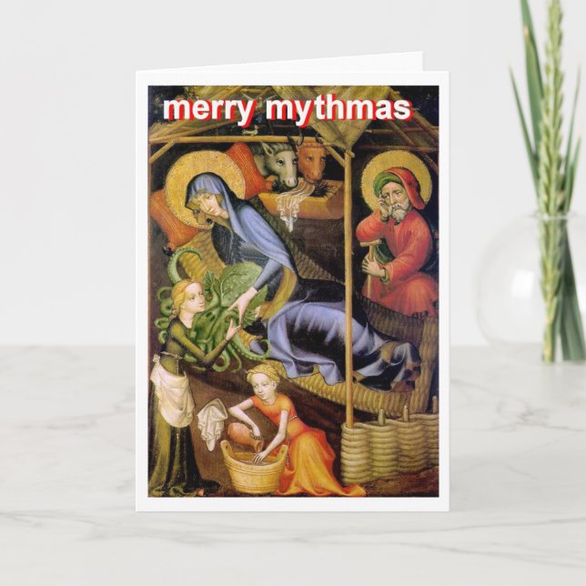 Cthulhu Nativity Holiday Card (Front)