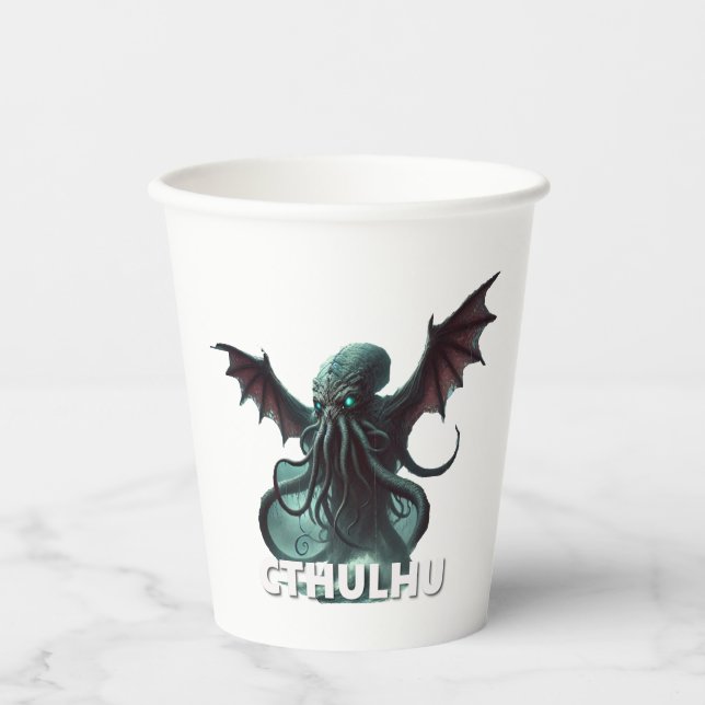 Cthulhu Paper Cups (Front)