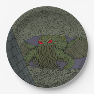 Cthulhu Paper Plate