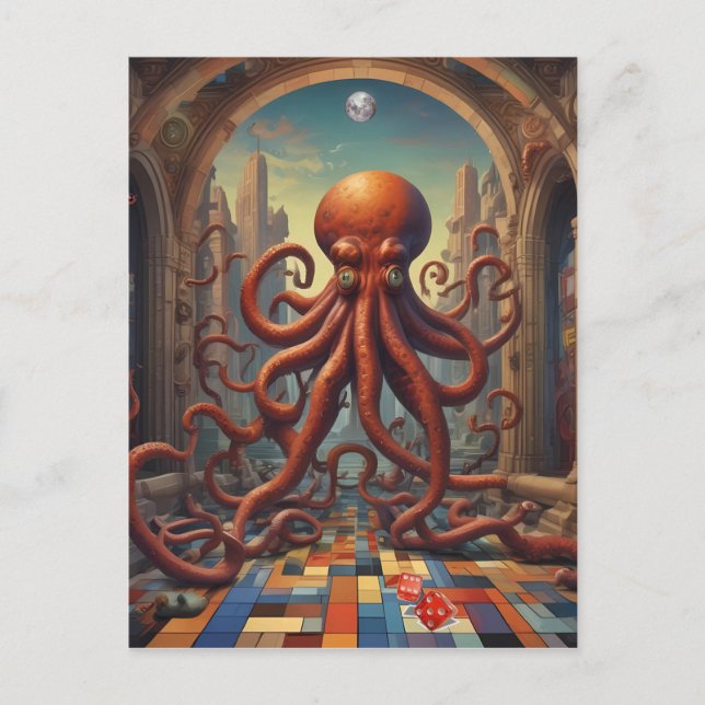 Cthulhu Paradise Lost Postcard (Front)