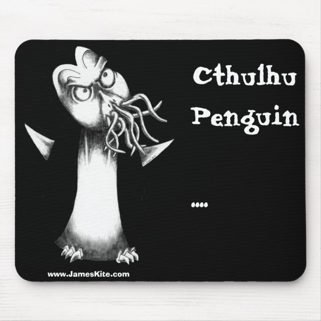 Cthulhu Penguin: .... Mouse Mat (Front)
