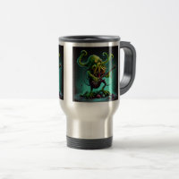 Cthulhu Rock 'n Roll Travel/Commuter Mug, 15 oz