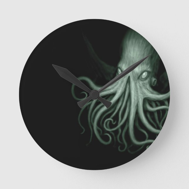 cthulhu round clock (Front)