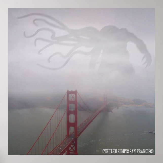Cthulhu Sights San Francisco Poster (Front)