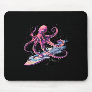Cthulhu Surfing Octopus Lover Sea Monster Ocean Se Mouse Mat