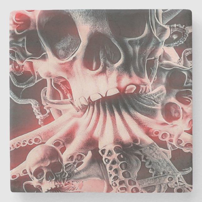 Cthulu beverage coaster  (Front)