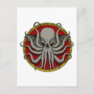 Cthulu Crest Postcard