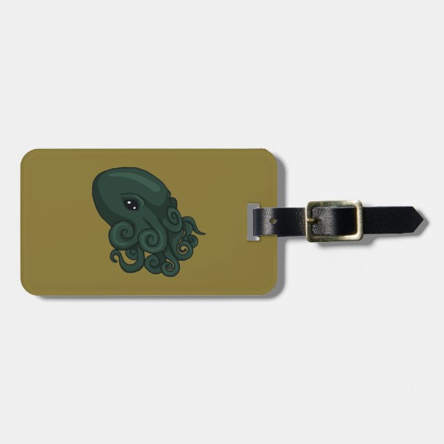 Cthulu Logo Luggage Tag (Front Horizontal)