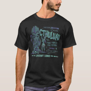 Cthuluau Colour Variation Kthulhu Retro Tiki Bar H T-Shirt