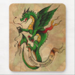 CTM "Sailor Jerry" Design Mousepad<br><div class="desc">Paying homage to our nautical roots,  this Matdragon is drawn in a traditional "Sailor Jerry" tattoo style.</div>