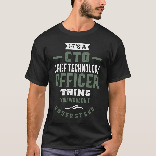 CTO - Chief Technology Officer T-Shirt (Front)