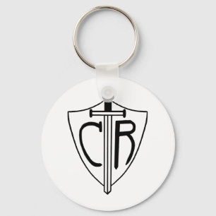 CTR Choose the Right Sword and Shield Key Ring