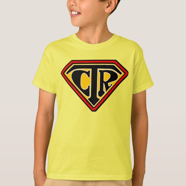 CTR Shield - Youth Baseball T-shirt (Front)