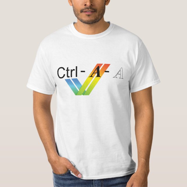 Ctrl-Alt-Del for Amiga Users T-Shirt (Front)