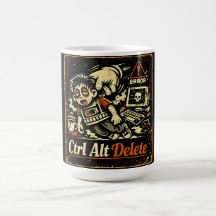 Ctrl Alt Delete – Reboot Life Tech Humour Coffee Mug