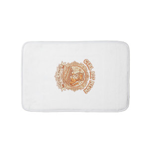 Ctrl Alt Meow Cat Gamer Tech Vintage Vector Art Sh Bath Mat
