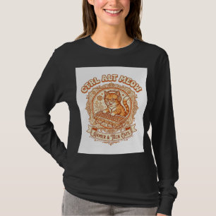 Ctrl Alt Meow Cat Gamer Tech Vintage Vector Art Sh T-Shirt