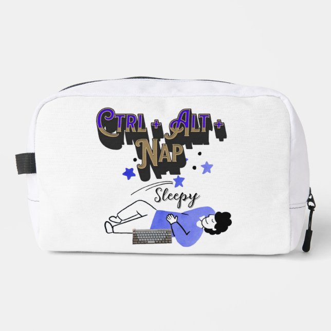 Ctrl + Alt + Nap Tote Bag | Funny Tech Quote  (Front)