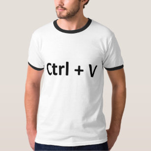 Ctrl C Ctrl V Copy Paste Twins T-Shirt
