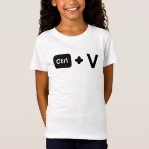 CTRL C CTRL V/Matching Family/Dad Mum And Me/Funny T-Shirt