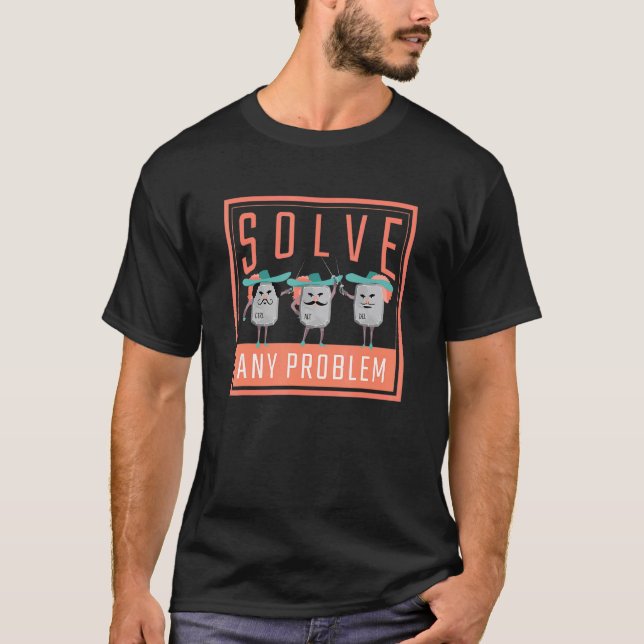 Ctrl Inspired Alt Related Delete Design T-Shirt (Front)