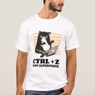 Ctrl + Z is My Superpower 3D Model T-Shirt