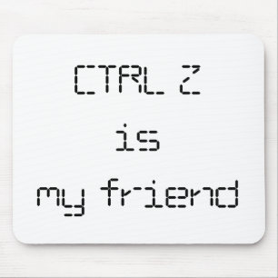 CTRL Z Mousepad