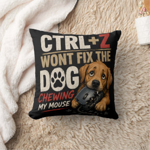 CTRL + Z Won't Fix the Dog Chewing My Mouse Cushion