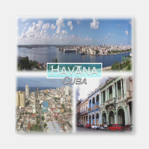 CU0014 America, Cuba, Havana, Fridge  Magnet
