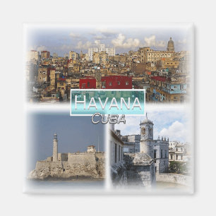 CU0015 America, Cuba, Havana, Fridge  Magnet