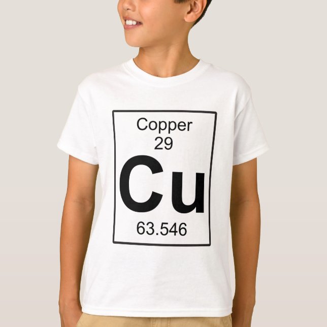 Cu - Copper T-Shirt (Front)