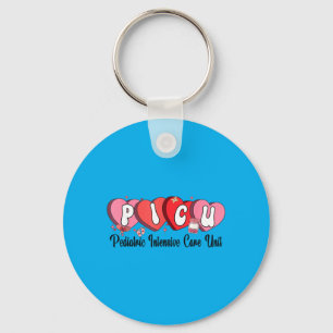 Cu Nurse Valentine Heart Paediatrics Intensive Car Key Ring