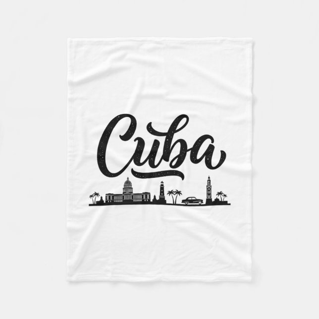 Cu Skyline Travel Vacation Outfits  Fleece Blanket (Front)