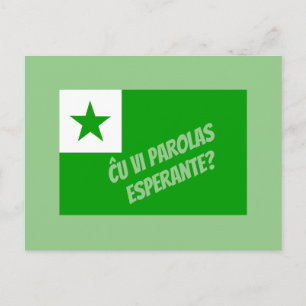 Ĉu vi parolas Esperante? Postcard