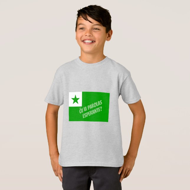 Ĉu vi parolas Esperante? T-Shirt (Front Full)