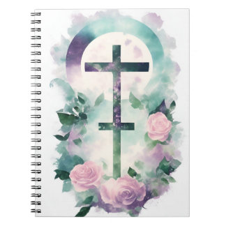 Cuaderno cross tattoo flower 32 notebook