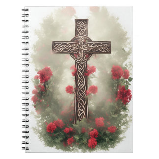 Cuaderno cross tattoo flower 36 notebook