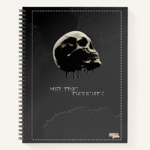 Cuaderno Skull Melting Thoughts Notebook