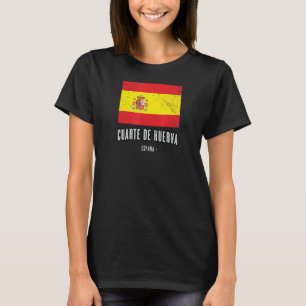 Cuarte De Huerva Spain Es Flag City Bandera Ropa T-Shirt