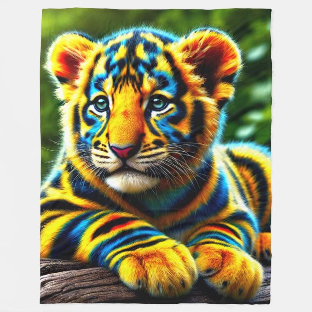 Cub Art Fleece Blanket (Front)