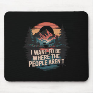 Cub Camping Hiking Scouting Gifts Retro Vintage I Mouse Mat
