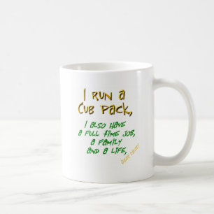 cub leader green coffee mug