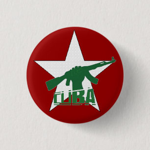 CUBA 3 CM ROUND BADGE