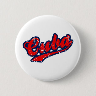 Cuba 6 Cm Round Badge