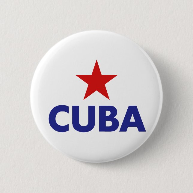 Cuba 6 Cm Round Badge (Front)